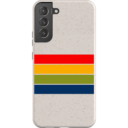 Stepping Green Phone Case Retro Stripes Horizontal Bio Case