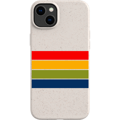 Stepping Green Phone Case Retro Stripes Horizontal Bio Case
