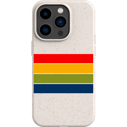 Stepping Green Phone Case Retro Stripes Horizontal Bio Case