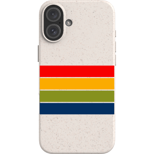 Stepping Green Phone Case Retro Stripes Horizontal Bio Case