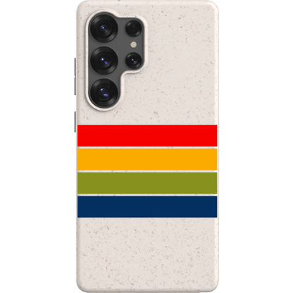 Stepping Green Phone Case Retro Stripes Horizontal Bio Case