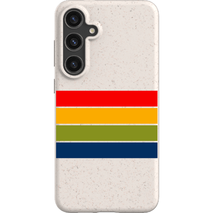 Stepping Green Phone Case Retro Stripes Horizontal Bio Case