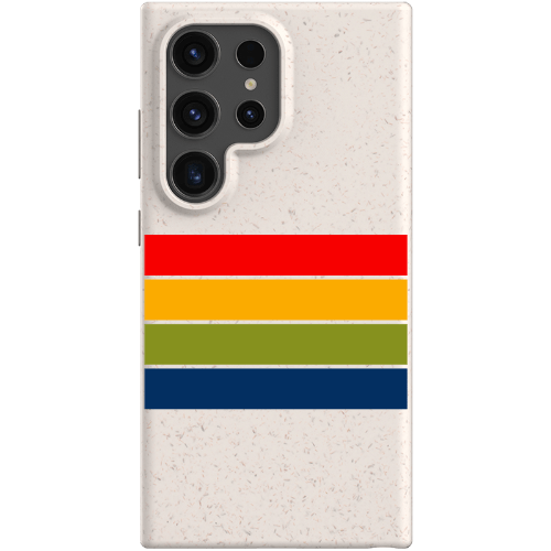 Stepping Green Phone Case Retro Stripes Horizontal Bio Case