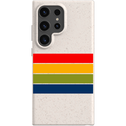 Stepping Green Phone Case Retro Stripes Horizontal Bio Case