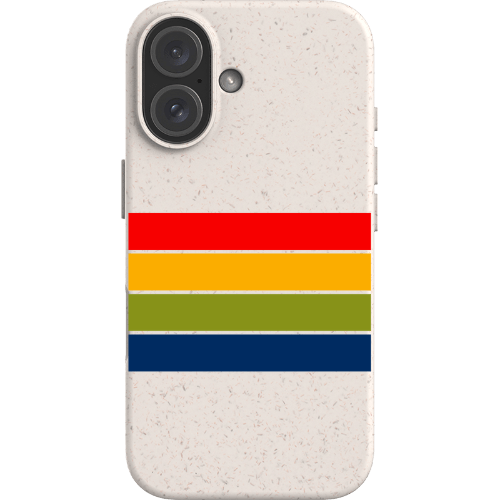 Stepping Green Phone Case Retro Stripes Horizontal Bio Case