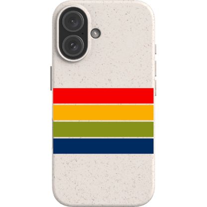 Stepping Green Phone Case Retro Stripes Horizontal Bio Case