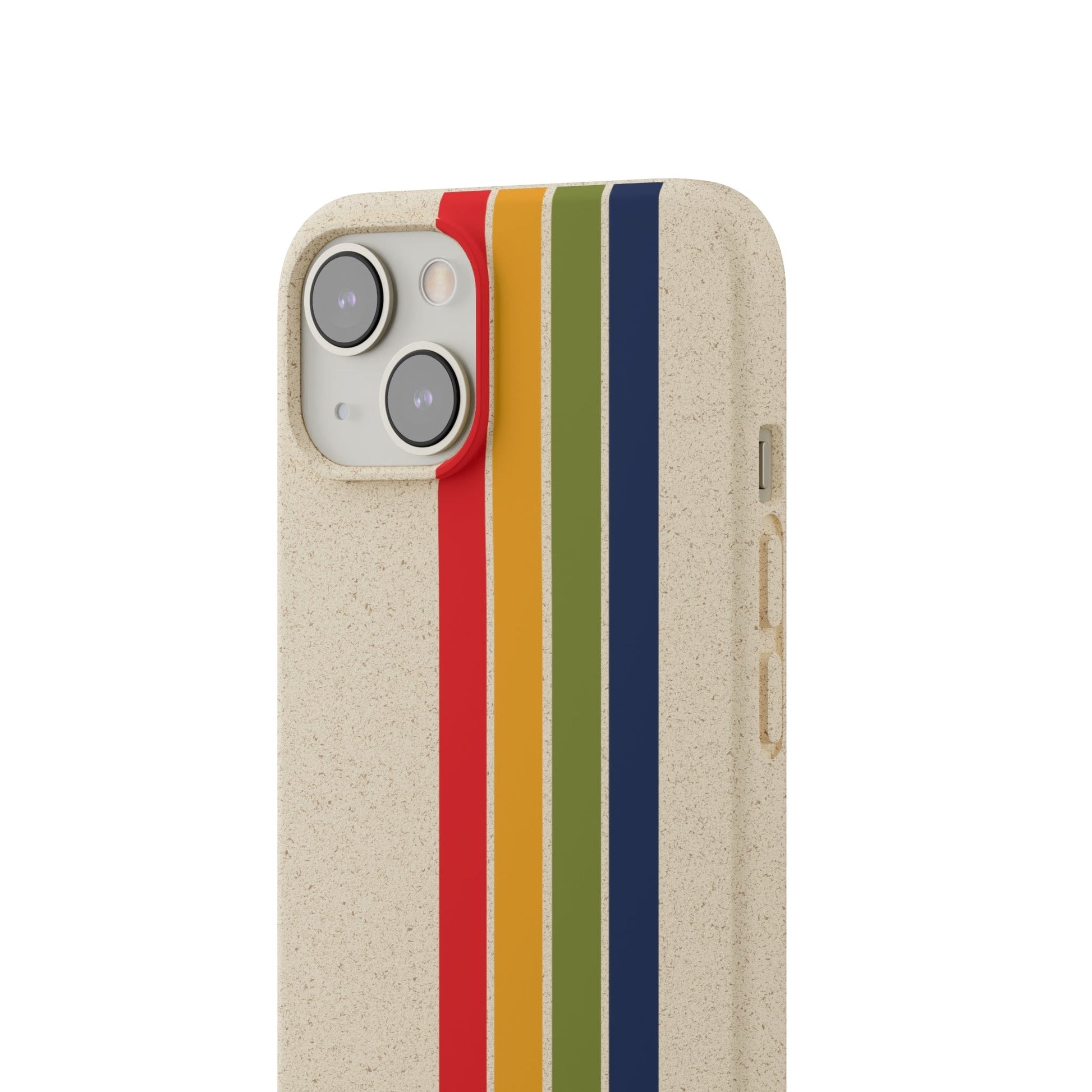Stepping Green Phone Case Retro Stripes Vertical Bio Case
