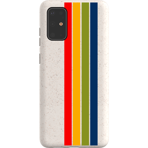 Stepping Green Phone Case Retro Stripes Vertical Bio Case