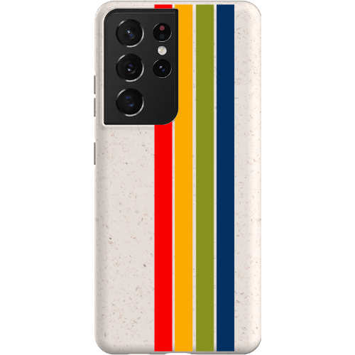 Stepping Green Phone Case Retro Stripes Vertical Bio Case