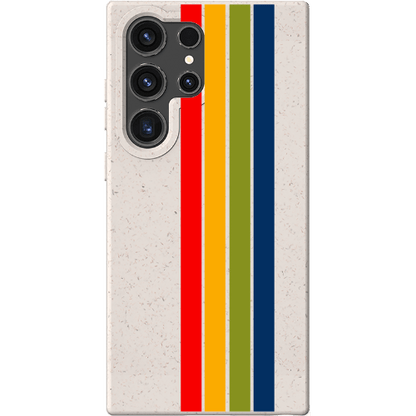 Stepping Green Phone Case Retro Stripes Vertical Bio Case