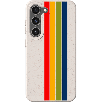 Stepping Green Phone Case Retro Stripes Vertical Bio Case