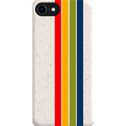 Stepping Green Phone Case Retro Stripes Vertical Bio Case