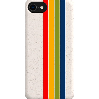 Stepping Green Phone Case Retro Stripes Vertical Bio Case