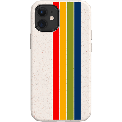 Stepping Green Phone Case Retro Stripes Vertical Bio Case