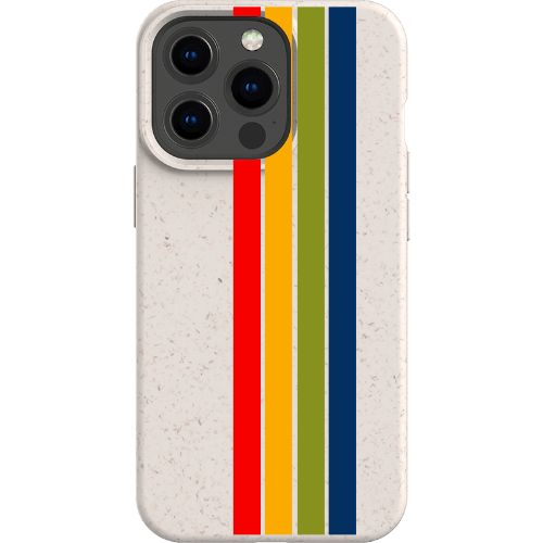 Stepping Green Phone Case Retro Stripes Vertical Bio Case
