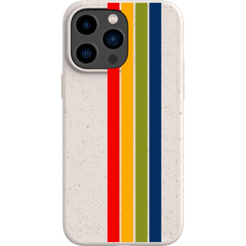Stepping Green Phone Case Retro Stripes Vertical Bio Case