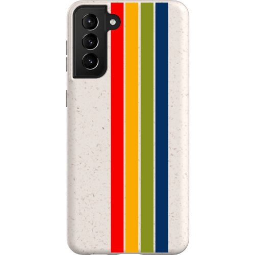 Stepping Green Phone Case Retro Stripes Vertical Bio Case