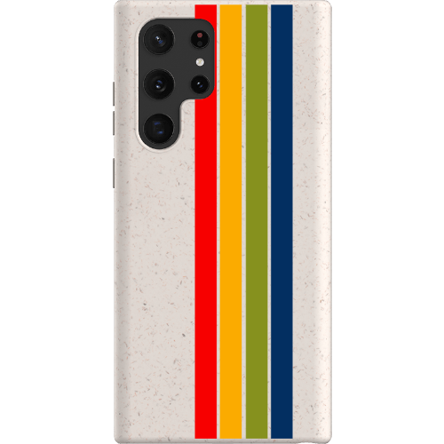 Stepping Green Phone Case Retro Stripes Vertical Bio Case