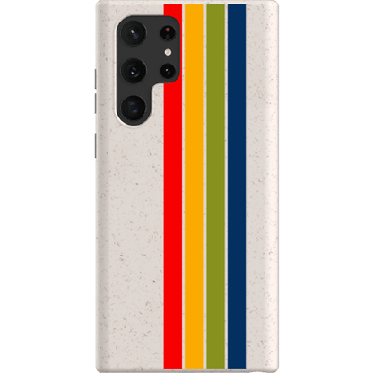 Stepping Green Phone Case Retro Stripes Vertical Bio Case