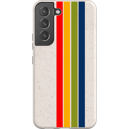 Stepping Green Phone Case Retro Stripes Vertical Bio Case