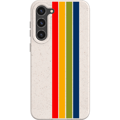 Stepping Green Phone Case Retro Stripes Vertical Bio Case