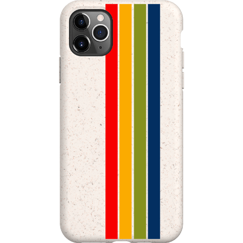 Stepping Green Phone Case Retro Stripes Vertical Bio Case