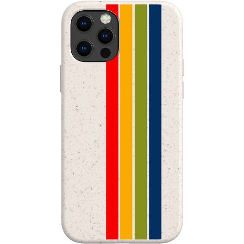 Stepping Green Phone Case Retro Stripes Vertical Bio Case
