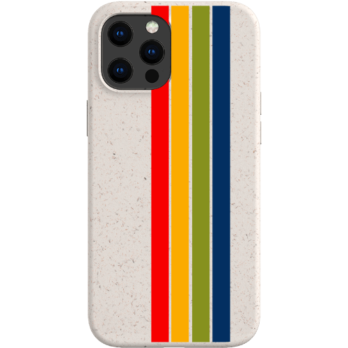 Stepping Green Phone Case Retro Stripes Vertical Bio Case
