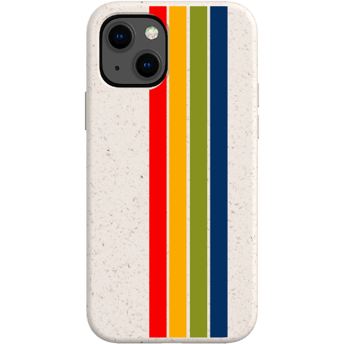 Stepping Green Phone Case Retro Stripes Vertical Bio Case