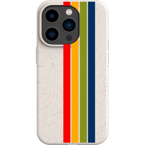 Stepping Green Phone Case Retro Stripes Vertical Bio Case