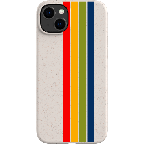 Stepping Green Phone Case Retro Stripes Vertical Bio Case