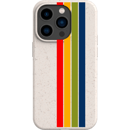 Stepping Green Phone Case Retro Stripes Vertical Bio Case