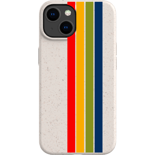 Stepping Green Phone Case Retro Stripes Vertical Bio Case