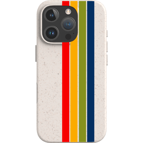Stepping Green Phone Case Retro Stripes Vertical Bio Case