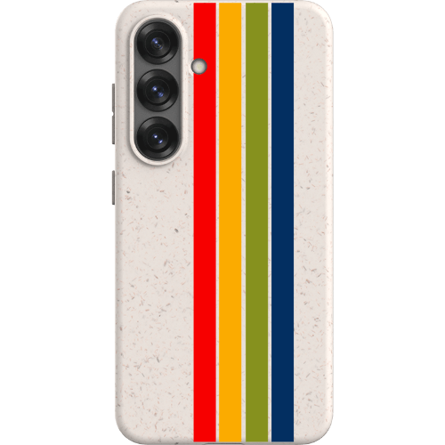 Stepping Green Phone Case Retro Stripes Vertical Bio Case