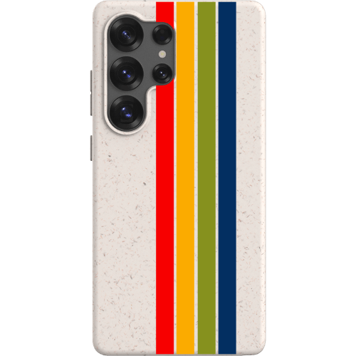 Stepping Green Phone Case Retro Stripes Vertical Bio Case
