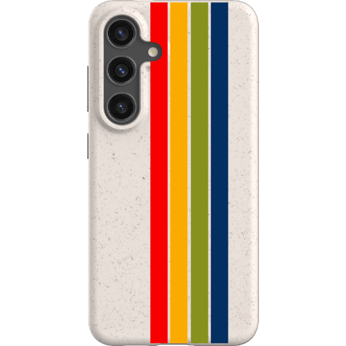 Stepping Green Phone Case Retro Stripes Vertical Bio Case