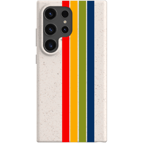 Stepping Green Phone Case Retro Stripes Vertical Bio Case