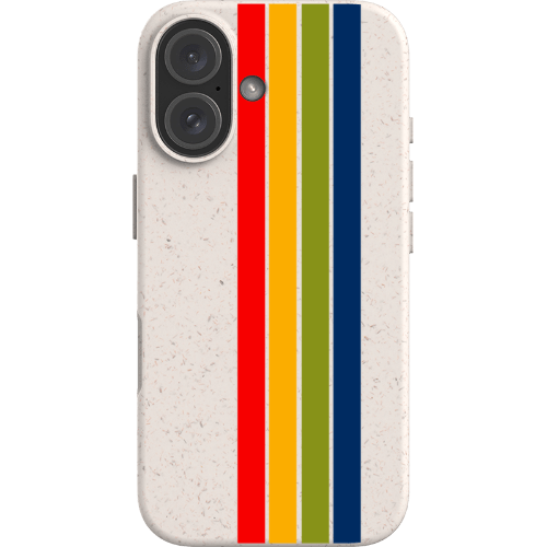 Stepping Green Phone Case Retro Stripes Vertical Bio Case