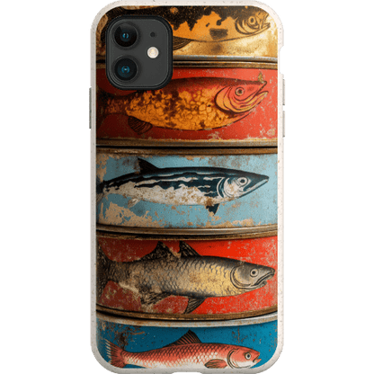 Stepping Green Phone Case Sardine Cans Bio Case