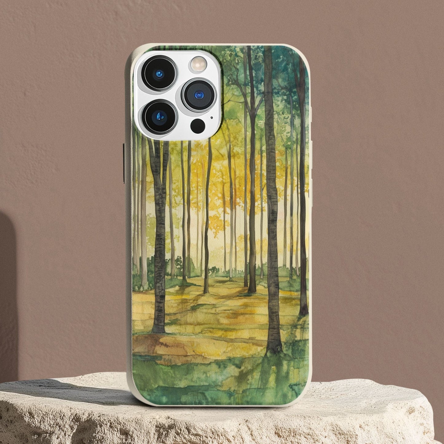 Stepping Green Phone Case Serene Forest Bio Case