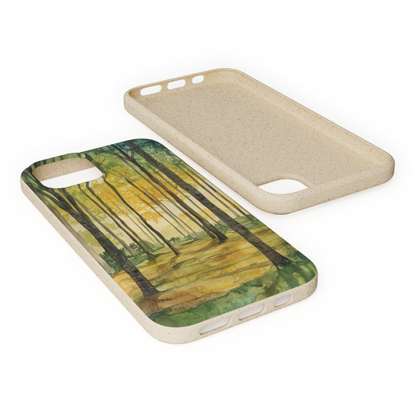 Stepping Green Phone Case Serene Forest Bio Case