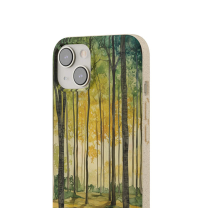 Stepping Green Phone Case Serene Forest Bio Case