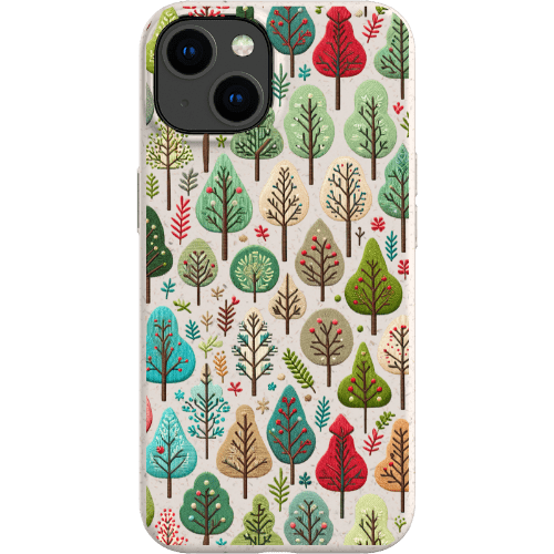 Stepping Green Phone Case Small Festive Trees Bio Case