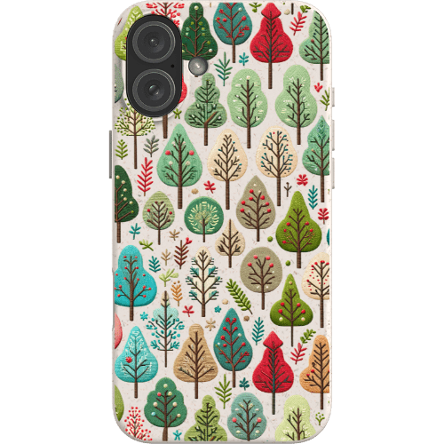 Stepping Green Phone Case Small Festive Trees Bio Case