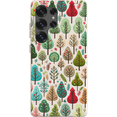Stepping Green Phone Case Small Festive Trees Bio Case