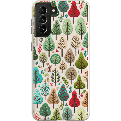 Stepping Green Phone Case Small Festive Trees Bio Case