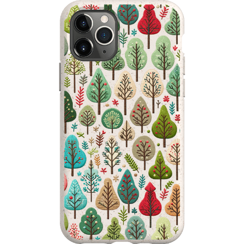 Stepping Green Phone Case Small Festive Trees Bio Case