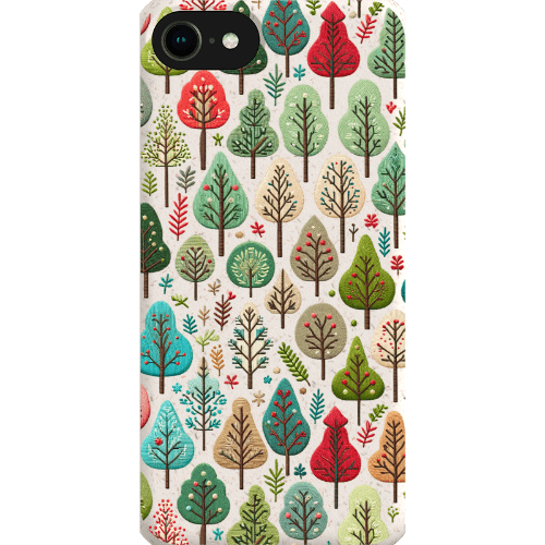 Stepping Green Phone Case Small Festive Trees Bio Case