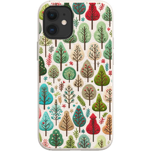 Stepping Green Phone Case Small Festive Trees Bio Case